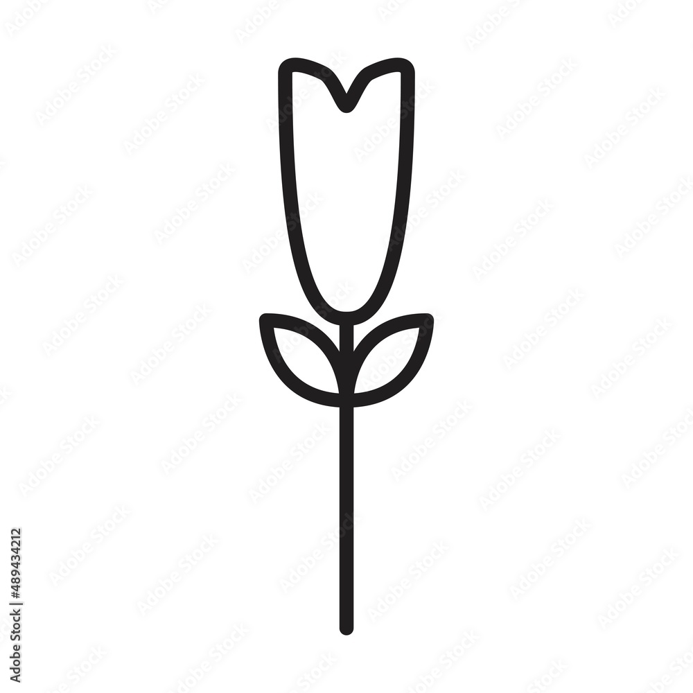 Flower symbol icon vector for nature, ecology and environment in a flat color glyph illustration Flower symbol icon vector for nature, ecology and environment in a flat color glyph illustration