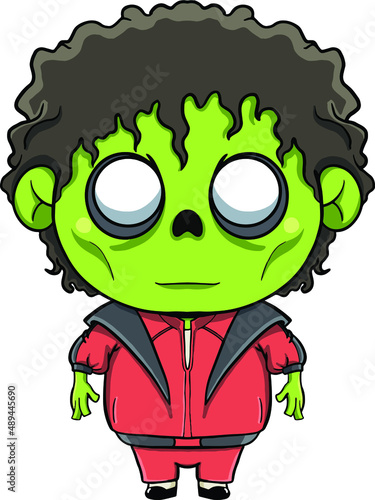 an illustration of a character in tribute to the late king of pop