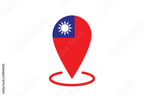 Free Download Taiwan flag, Republic of China national emblem. Taiwanese nation symbol. - GFXLoad