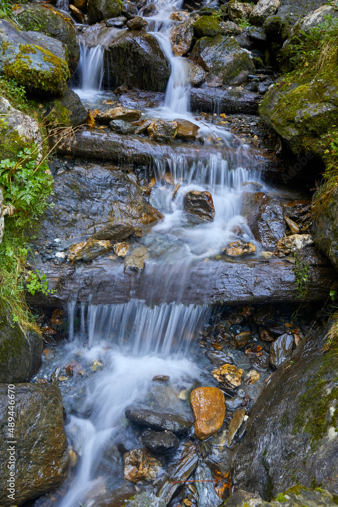 Schönes Detail vom Habach-Bergbach. Oberhalb von Bramberg und Neukirchen, in Österreich. Schönes Detail vom Habach-Bergbach. Oberhalb von Bramberg und Neukirchen, in Österreich.