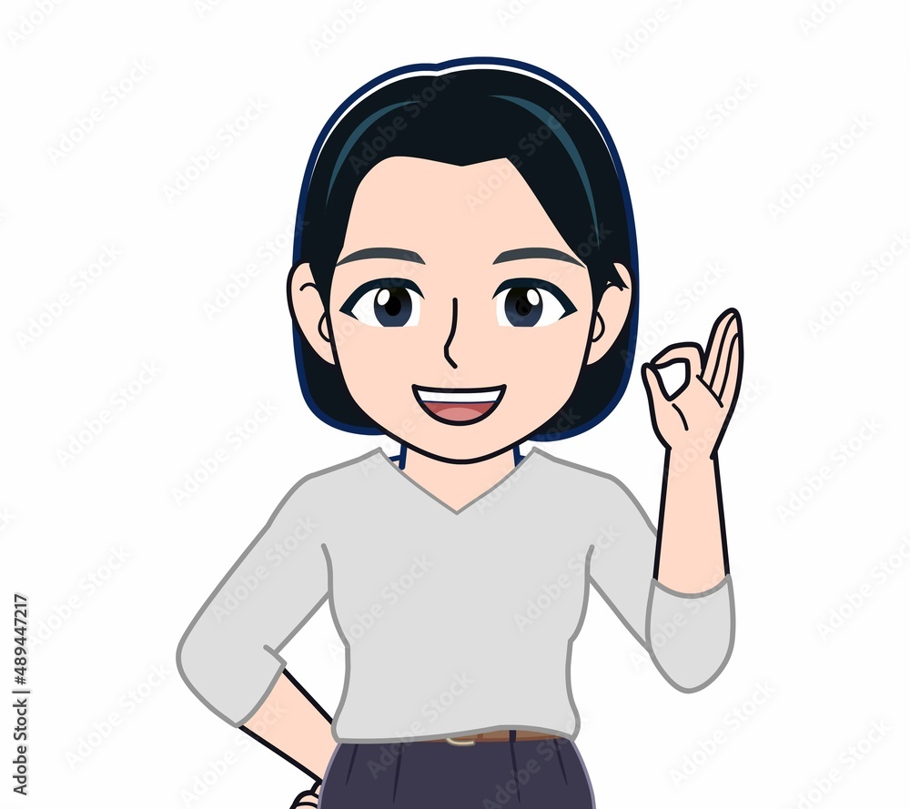 かわいい若い女性