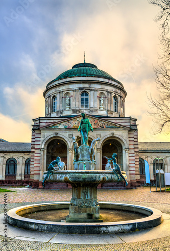 Hygieia Fountain at Vierordtbad Thermal Baths in Karlsruhe, Germany