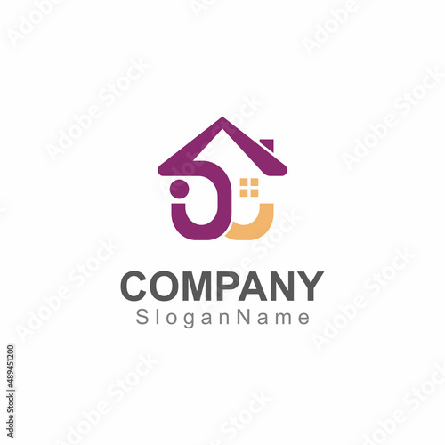 Home and people Logo design inspiration image Template Design Vector Free Download Home and people Logo design inspiration image Template Design Vector - GFXLoad