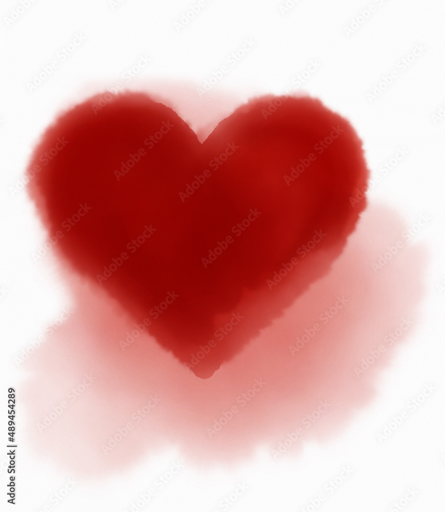 Aquarell Herz/Watercolor heart