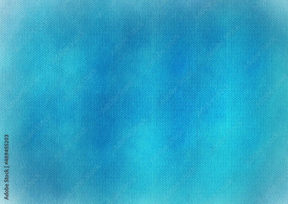 Fototapeta premium Blue abstract texture with pastel brushes