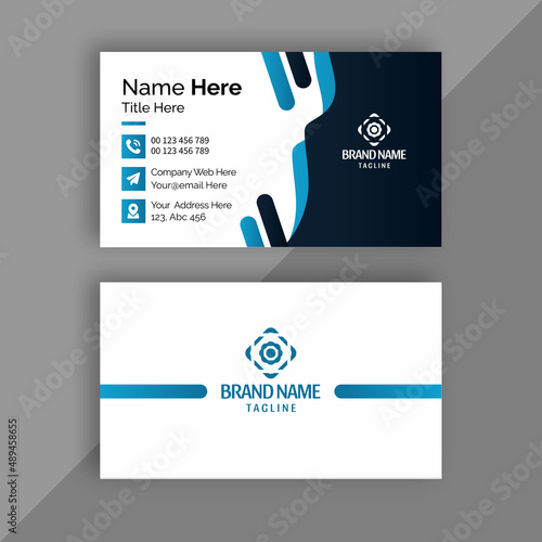 Fototapeta Naklejka Na Ścianę i Meble -  personal agency branding modern branding, minimal, creative, unique, stylish, business card design