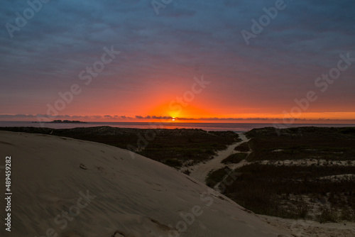 sunset at the beach