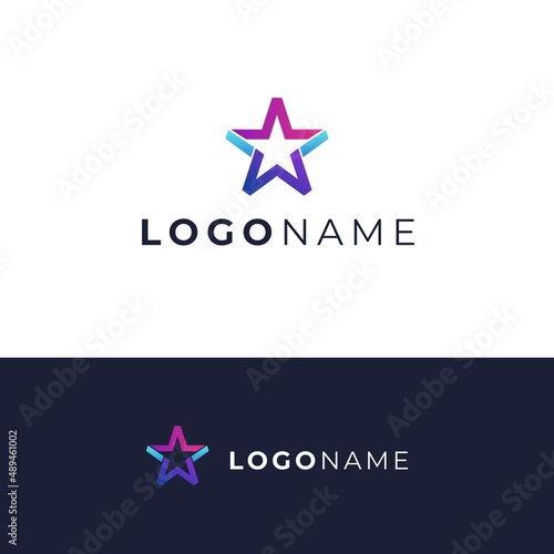 Modern letter W logo design