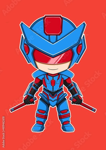 Cute Character Vector Illustration