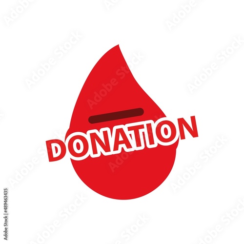 Blood donors icon, Vector Illustration on white background.
