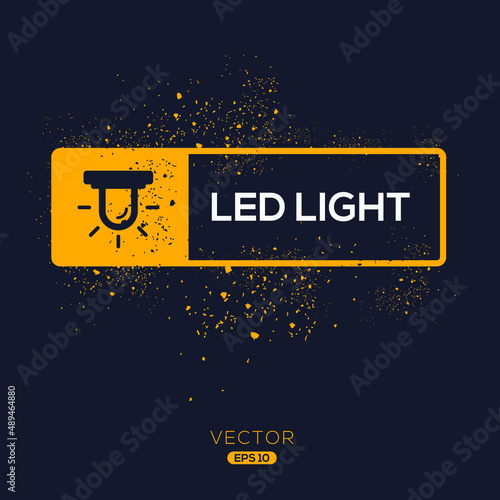 Creative (LED Light) Icon ,Vector sign.