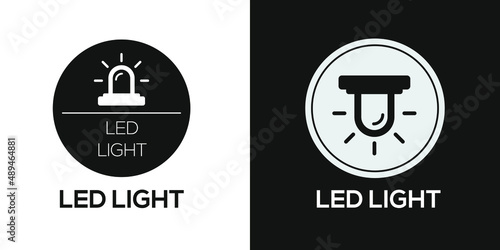 Creative (LED Light) Icon ,Vector sign. photo