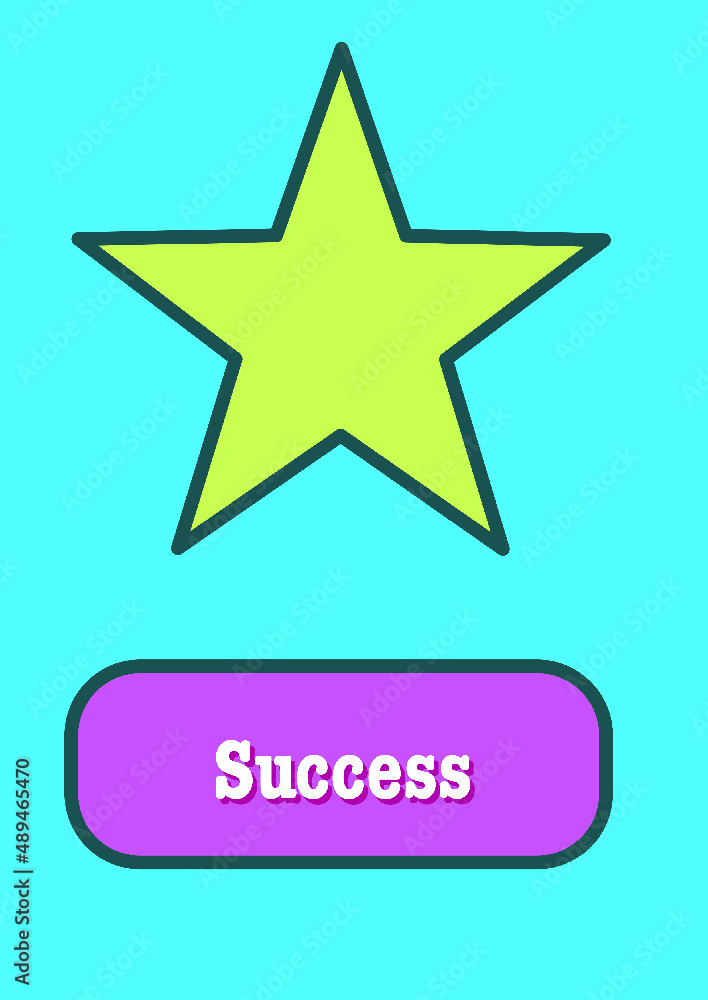 Success with a star Success with a star