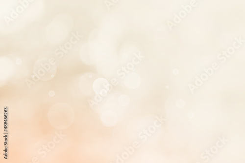 Abstract blurry cream color for background, Blur festival lights outdoor celebration and white bokeh. photo