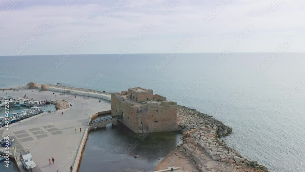 Paphos, Cyprus, beautiful views of Cyprus, Mediterranean Sea, aerial view Paphos, Cyprus, beautiful views of Cyprus, Mediterranean Sea, aerial view