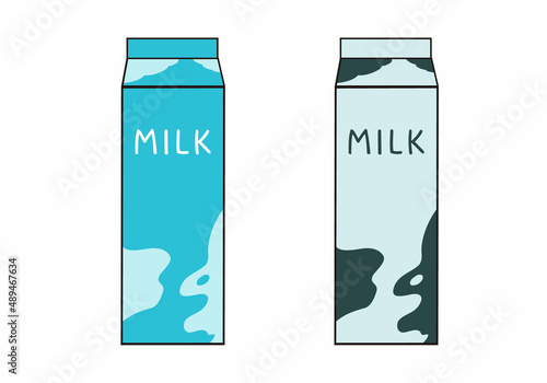 牛乳パック　正面