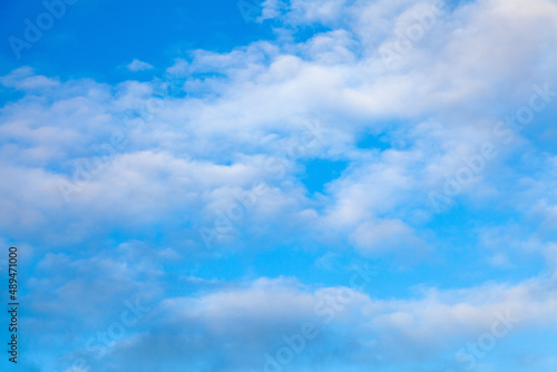 Clouds Blue Sky Abstract Weather Climate Background Texture