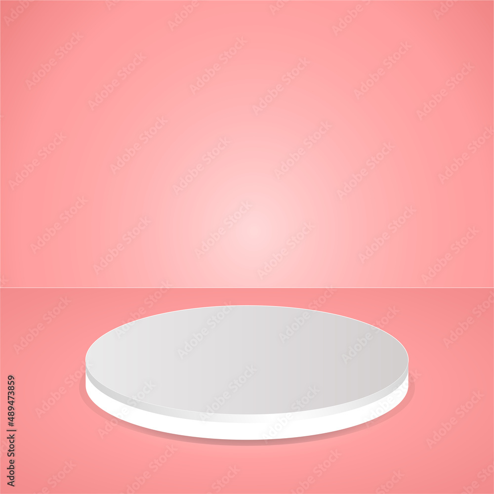 3D podium with gradient background 3D podium with gradient background
