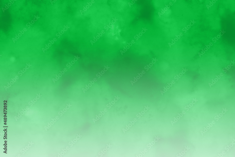 緑色の水彩ぼかし背景