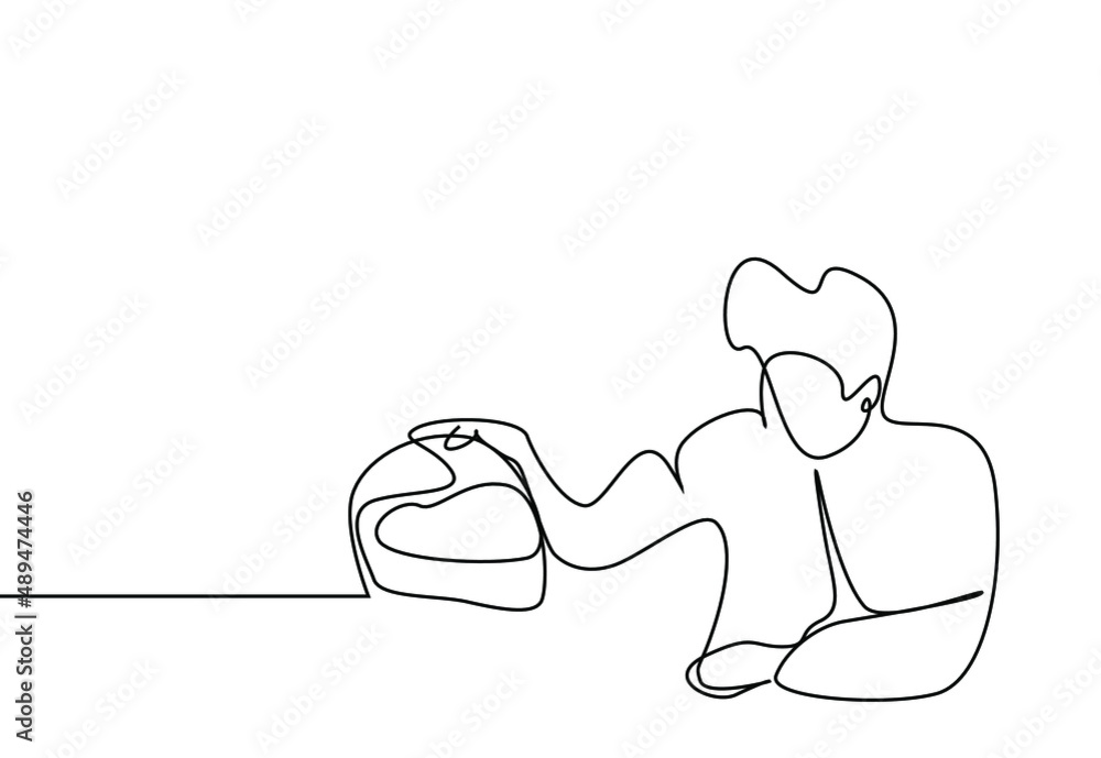 person whose arm is broken and tied after motorcycle accident sits and thinks person whose arm is broken and tied after motorcycle accident sits and thinks