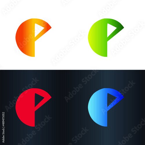 Free Download Letter P Creative Unique Modern Vector Logo Design - GFXLoad