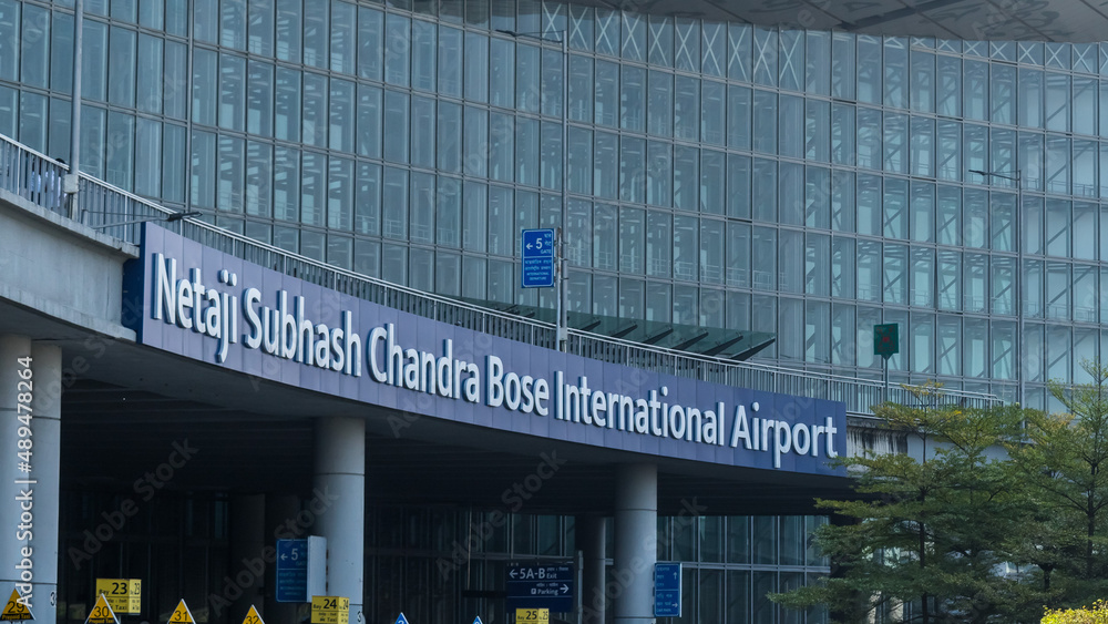 Netaji Subhas Chandra Bose International Airport is located in Kolkata,  West Bengal, India foto de Stock | Adobe Stock
