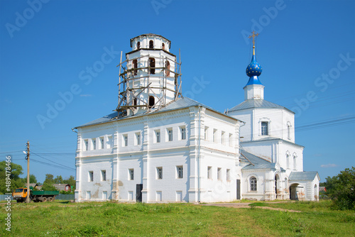 Kornilyevskaya (Smolenskaya) church in the sunny July afternoon. Pereslavl-Zalessky, Golden Ring of Russia photo