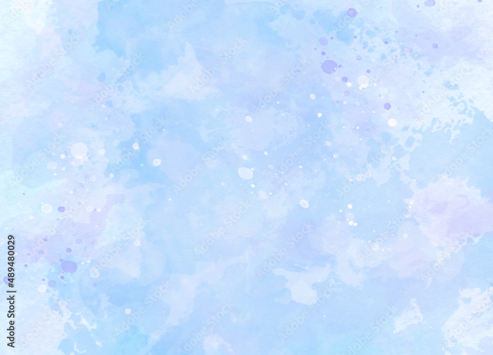 Periwinkle Blue Cotton Candy Watercolor Texture