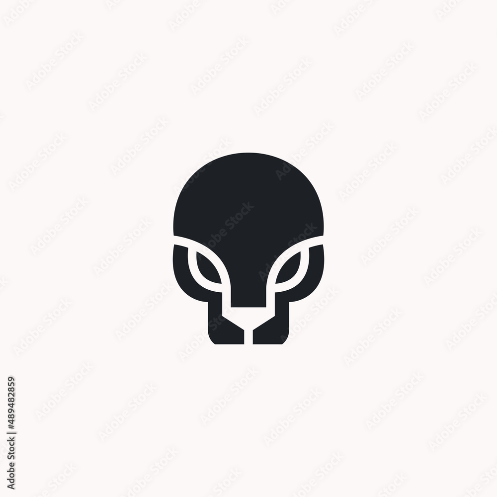 Skull logo icon design template Skull logo icon design template