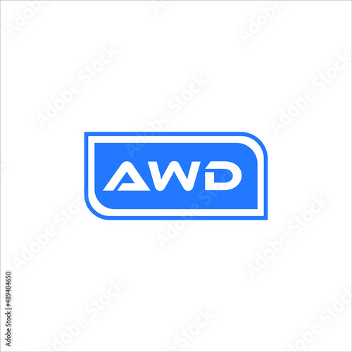 AWD letter logo abstract design. AWD unique design, AWD letter logo design on white background.
AWD creative initials letter logo concept. 