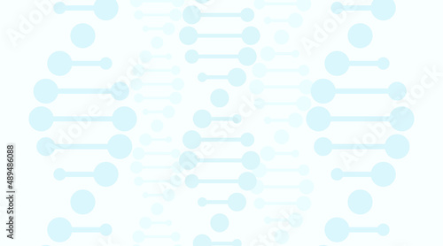 DNA genetics seamless pattern. Blue background. Chromosomal genetic spiral illustration. EPS 10 vector icon