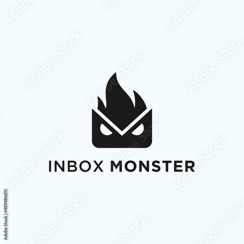 monster email logo. email logo