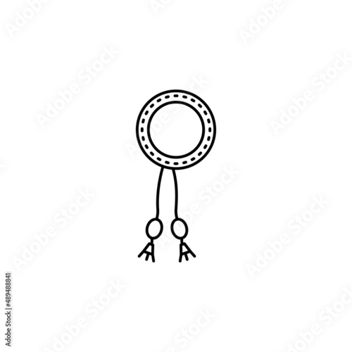 Indian Bangles icon in vector. Logotype