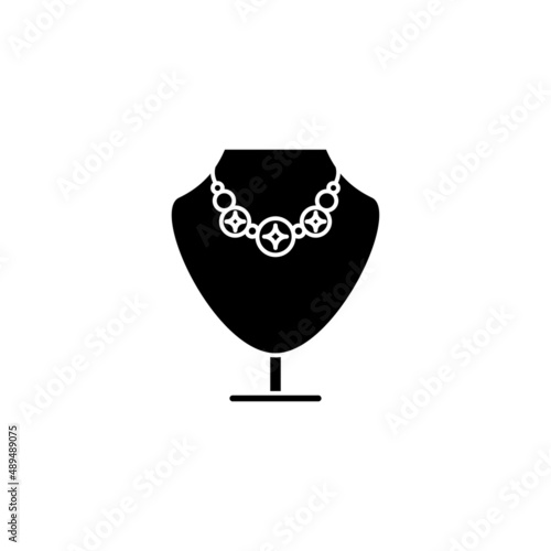 Necklace Stand icon in vector. Logotype