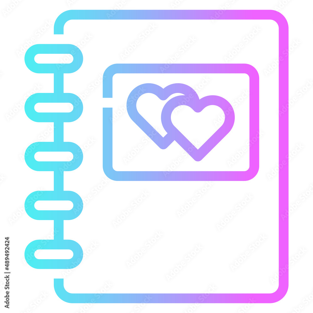 photo album line icon photo album line icon
