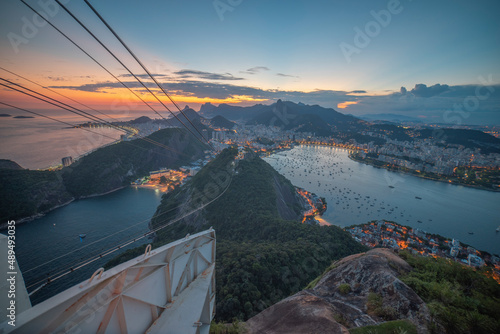 sugarloaf mountain in Rio de Janeiro. photo