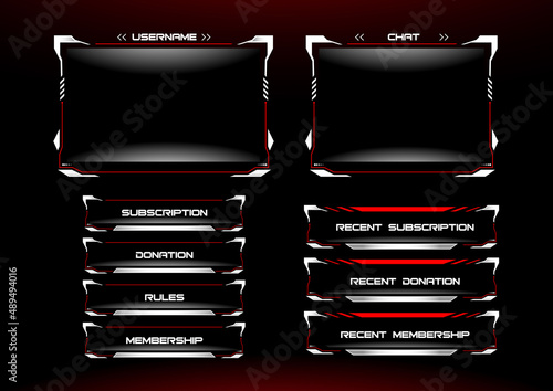 Twitch streaming Overlay, Stream Overlay