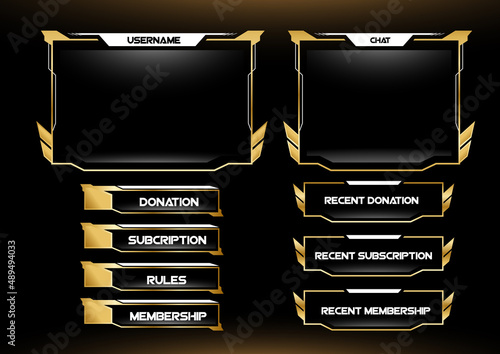 Twitch streaming Overlay, Stream Overlay