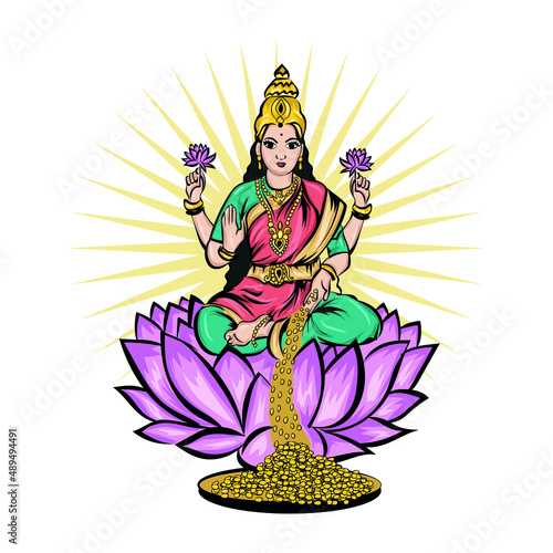 Goddess of beautiful wealth
