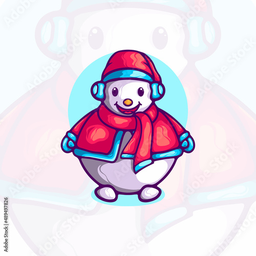 Snowman Cartoon Character