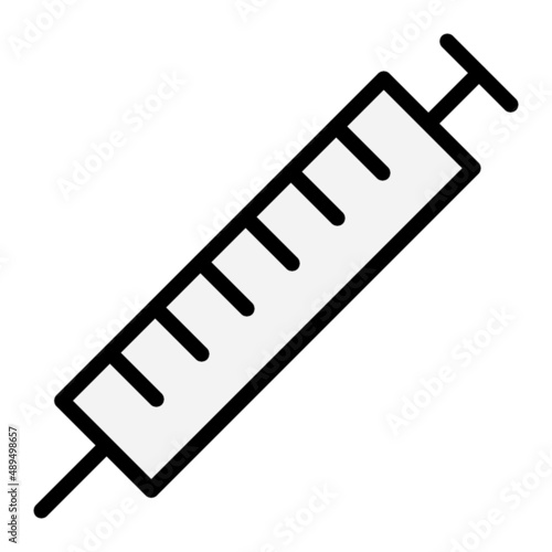 syringe icon vector for website, symbol , presentation editable vector