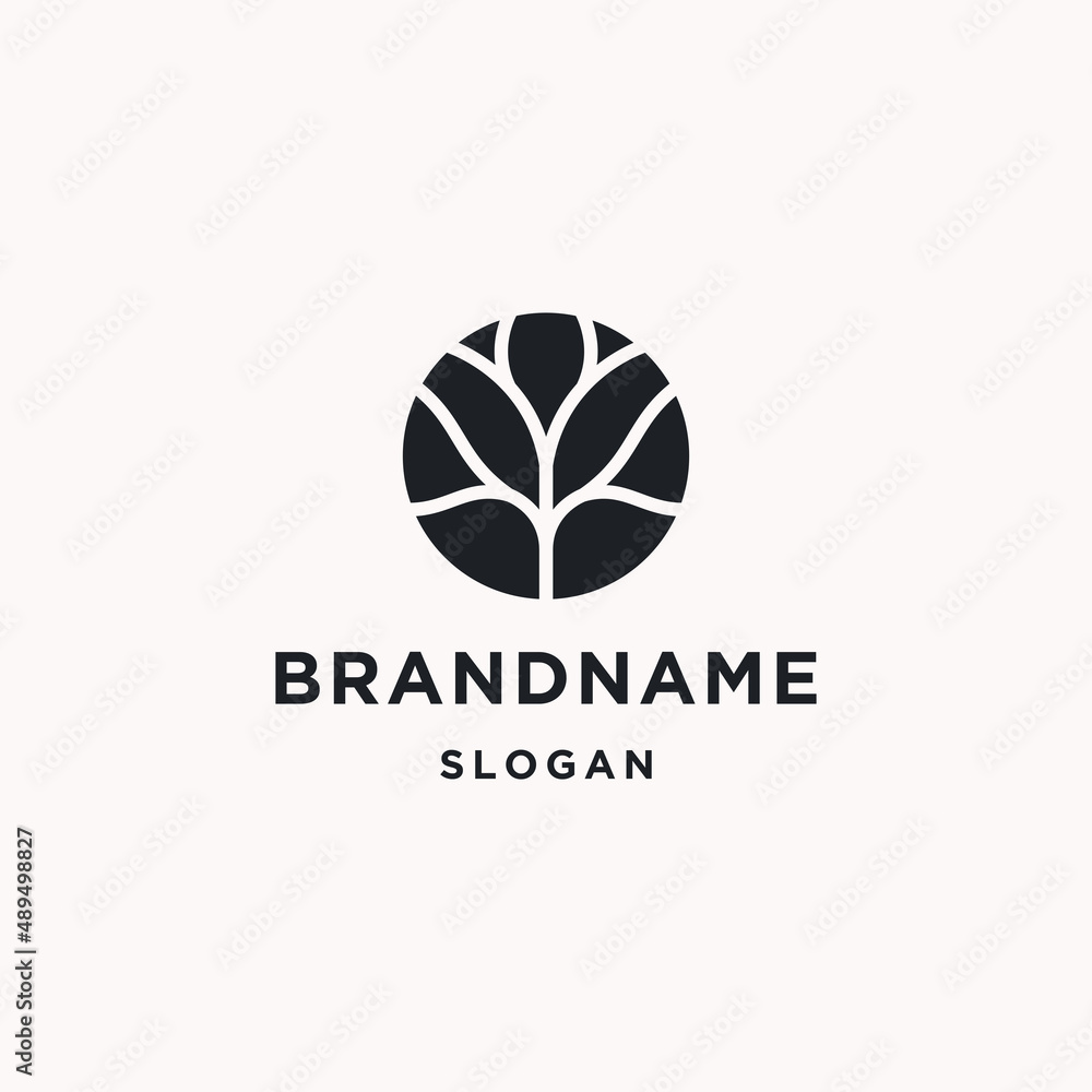 Tree abstract logo icon design template Tree abstract logo icon design template