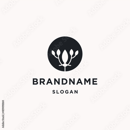 Free Download Lotus logo icon design template  - GFXLoad