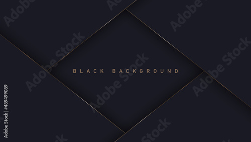 Black luxury background with shadow elements,