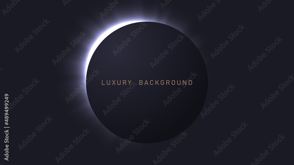 Black luxury background with light elements,