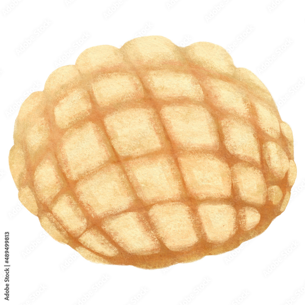 メロンパンのイラスト Stock Illustration Adobe Stock