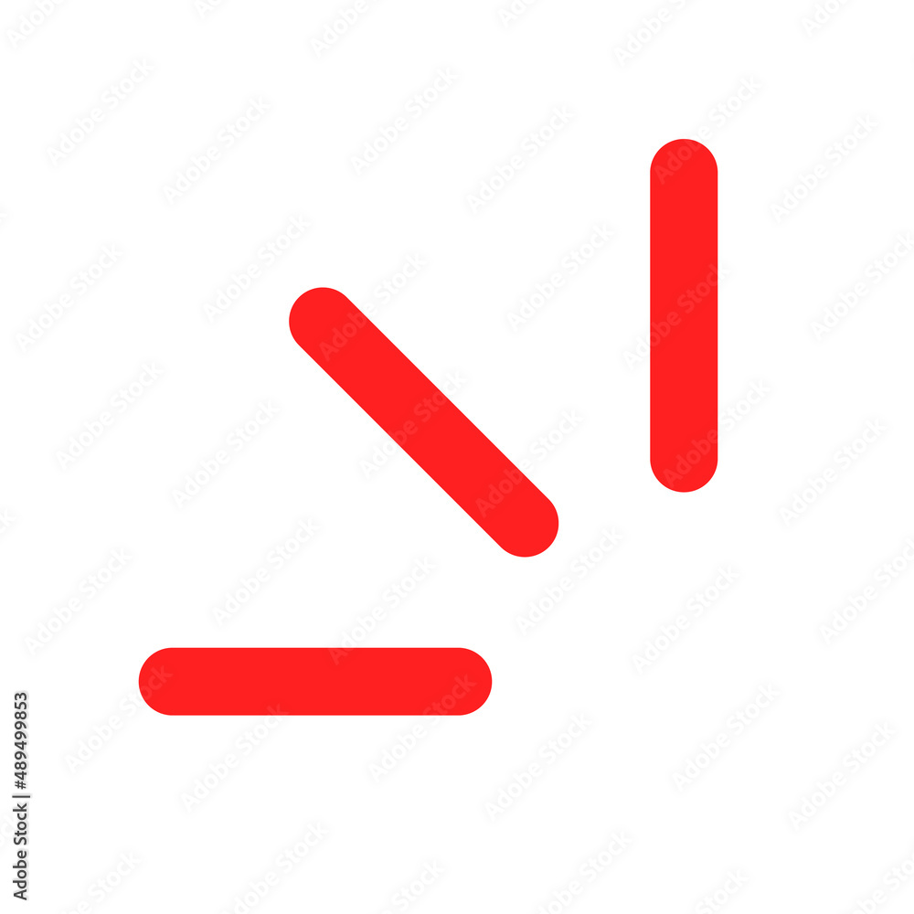 Red emphasis icon. Surprise and amazement. Vectors. Red emphasis icon. Surprise and amazement. Vectors.