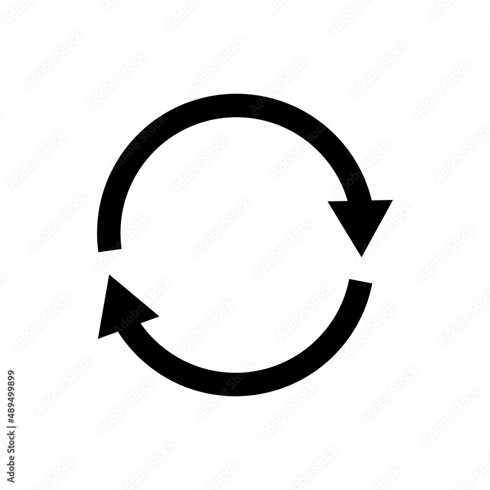 Refresh and reload. Recycle symbol. Restart icon. Vectors. Refresh and reload. Recycle symbol. Restart icon. Vectors.