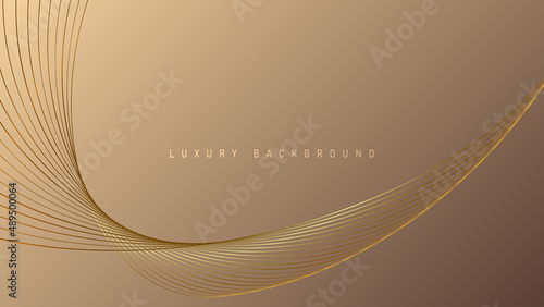Geometric luxury background with gold elements