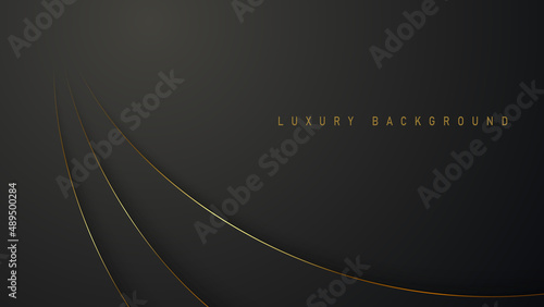 Geometric luxury background with gold elements template for your design